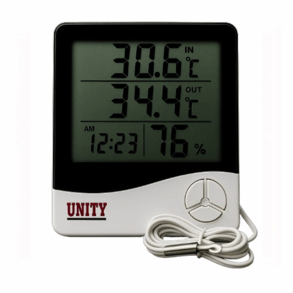 Termo-higrômetro digital mod. THU-200 marca Unity (cod. 2502U)